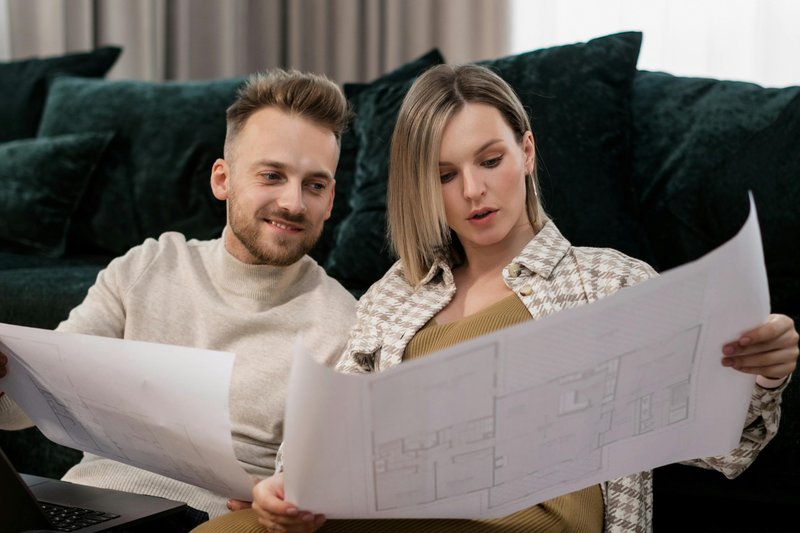 Family reviewing zero interest medical financing options